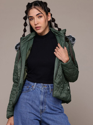 Roadster Full Sleeve Self Design Women Jacket