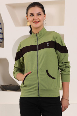 Zicada Full Sleeve Self Design Women Jacket