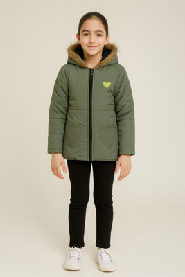 ARHAM TAG Full Sleeve Solid Girls Jacket