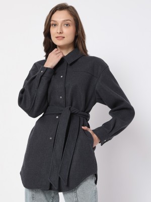 VERO MODA Full Sleeve Solid Women Jacket