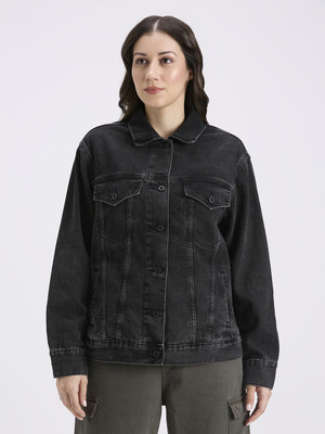 Pepe Jeans Full Sleeve Solid Women Jacket
