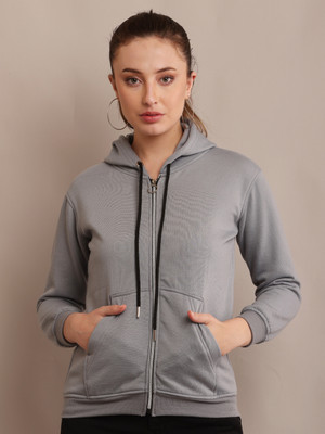 BRIGHTFLY Full Sleeve Solid Women Jacket