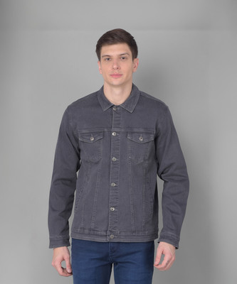 Canary London Full Sleeve Solid Men Denim Jacket