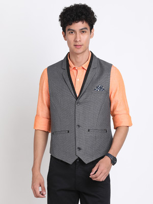 TURTLE Half Sleeve Self Design Men Jacket