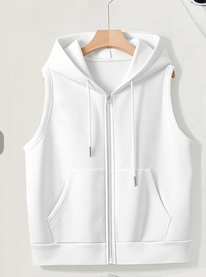 RRSFASHIONMART Sleeveless Solid Women Jacket