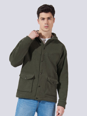 MANIAC Full Sleeve Solid Men Jacket