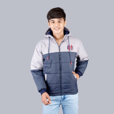 ELANHOOD Full Sleeve Colorblock Boys Jacket