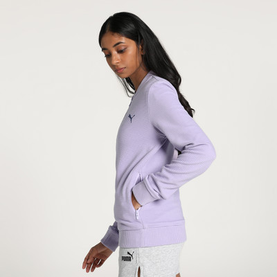 PUMA Full Sleeve Self Design Women Jacket