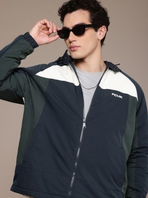 FCUK Full Sleeve Colorblock Men Jacket