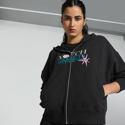 PUMA Full Sleeve Printed Women Jacket