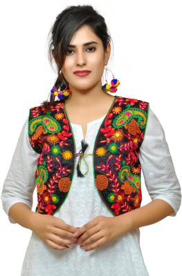 BANJARA INDIA Sleeveless Embroidered Women Jacket