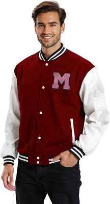Oiin Full Sleeve Printed, Colorblock Men Jacket