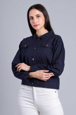 JASMIRA Full Sleeve Solid Women Denim Jacket