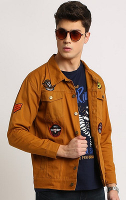 VOXATI Full Sleeve Solid Men Denim Jacket