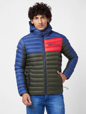 Spykar Full Sleeve Solid Men Jacket