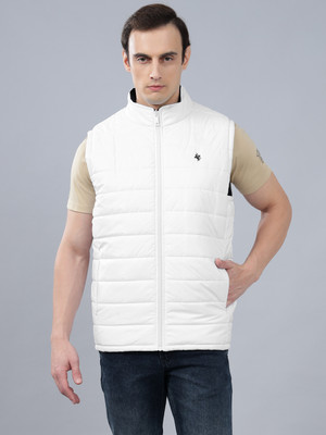 CANTABIL Sleeveless Solid Men Jacket