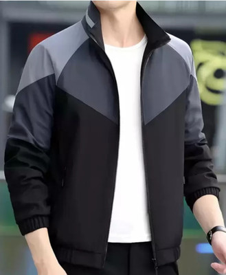 EUER Full Sleeve Colorblock Men Jacket