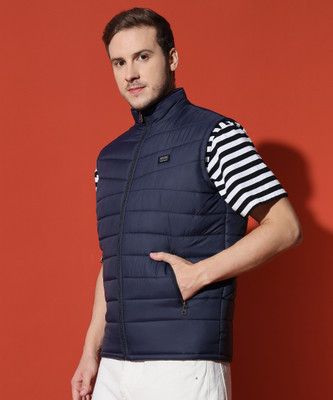 Brayles Sleeveless Solid Men Jacket