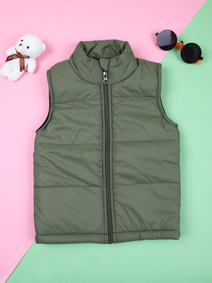 V-MART Sleeveless Solid Baby Boys Jacket