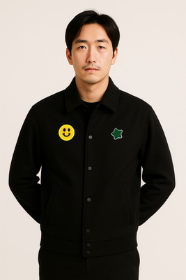 Damler Full Sleeve Solid, Applique Men Jacket