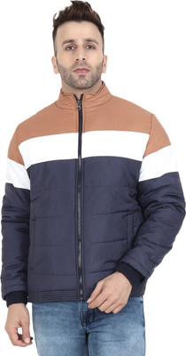 Xohy Full Sleeve Colorblock Men Jacket