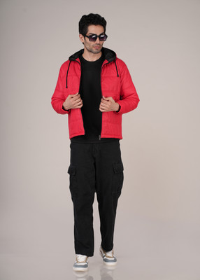 Vzoxot Full Sleeve Solid Men Jacket