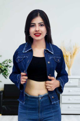 FMSE Full Sleeve Solid Women Denim Jacket