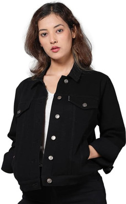 Tripursundari Fashion Full Sleeve Solid Women Denim Jacket