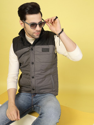 RIGO Sleeveless Colorblock Men Jacket