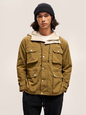 THE BEAR HOUSE Full Sleeve Solid Men Jacket