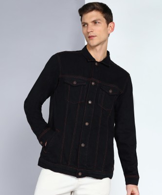 KUONS AVENUE Full Sleeve Solid Men Denim Jacket