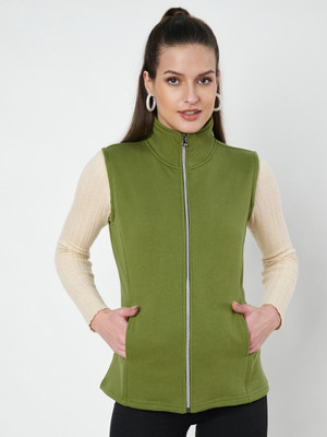 BRINNS Sleeveless Solid Women Jacket