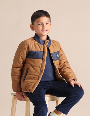 U.S. POLO ASSN. Full Sleeve Graphic Print Boys Jacket