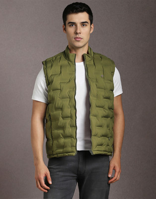 LOUIS PHILIPPE Sleeveless Solid Men Jacket