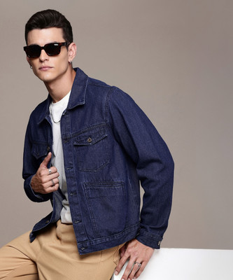 Roadster Full Sleeve Solid Men Jacket