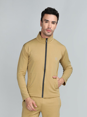 CHKOKKO Full Sleeve Solid Men Jacket