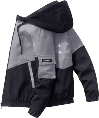 HRKBY JK Full Sleeve Colorblock Men Jacket