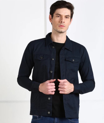METRONAUT Full Sleeve Solid Men Denim Jacket