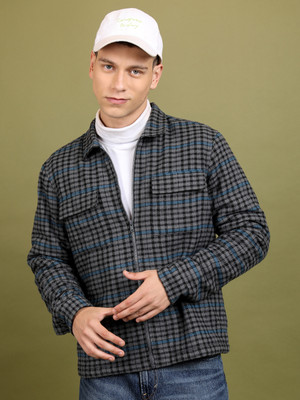 HIGHLANDER Full Sleeve Checkered Men Jacket
