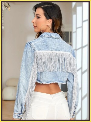 Hemris Full Sleeve Solid Women Denim Jacket