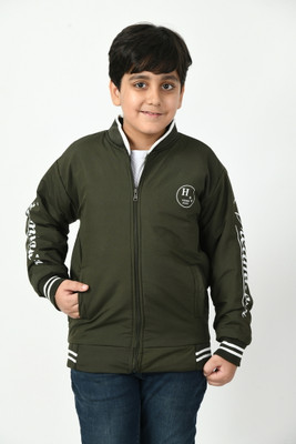 IAC Full Sleeve Printed Boys Jacket
