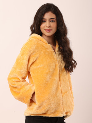 CLILUXE Full Sleeve Solid Women Jacket