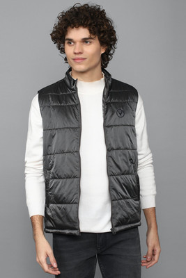 Allen Solly Sleeveless Self Design Men Jacket