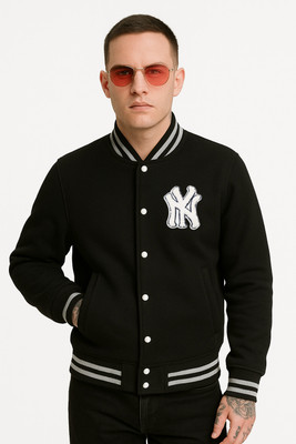 NEET Full Sleeve Solid, Striped Men Jacket