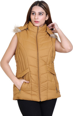 BRAZO Sleeveless Solid Women Jacket
