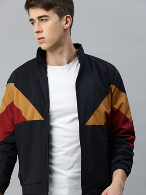 VOXATI Full Sleeve Colorblock Men Jacket