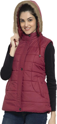 ARDLOR Sleeveless Solid Women Jacket
