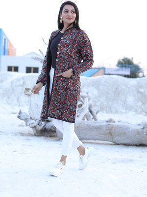 Craftwellstudio Full Sleeve Self Design Women Jacket