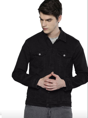 Masterly Weft Full Sleeve Solid Men Denim Jacket