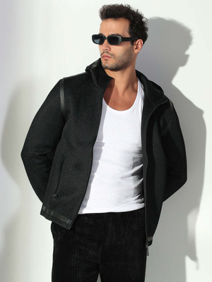 SHOWOFFFF Full Sleeve Self Design Men Jacket